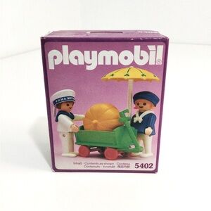 Vintage 80’s  Collectible Playmobil #5402, Victorian Children w/ Pumpkin Cart